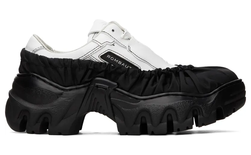 Rombaut White & Black Boccaccio II Sneakers (S21-B-004)
