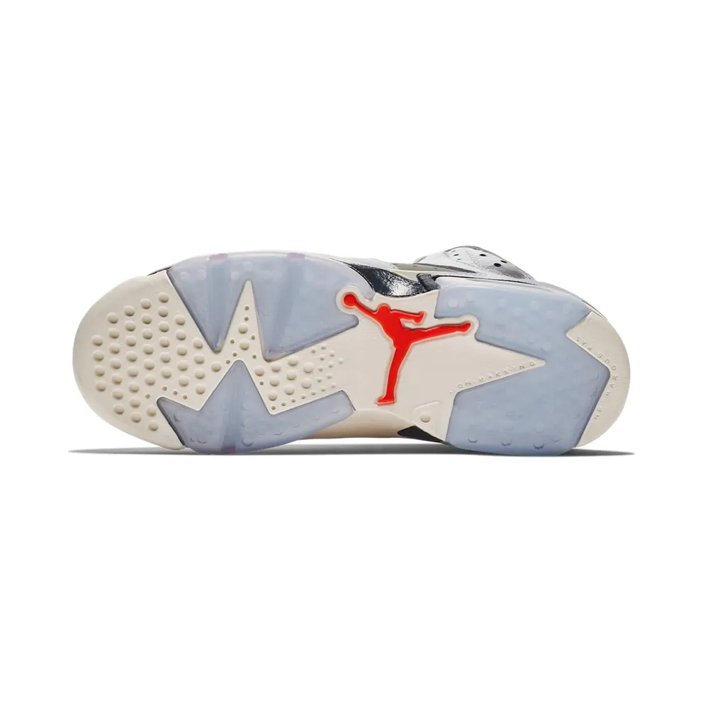 Jordan 6 Retro Tinker (GS) White/Infrared 23-Neutral Grey-Obsidian (384665-104)