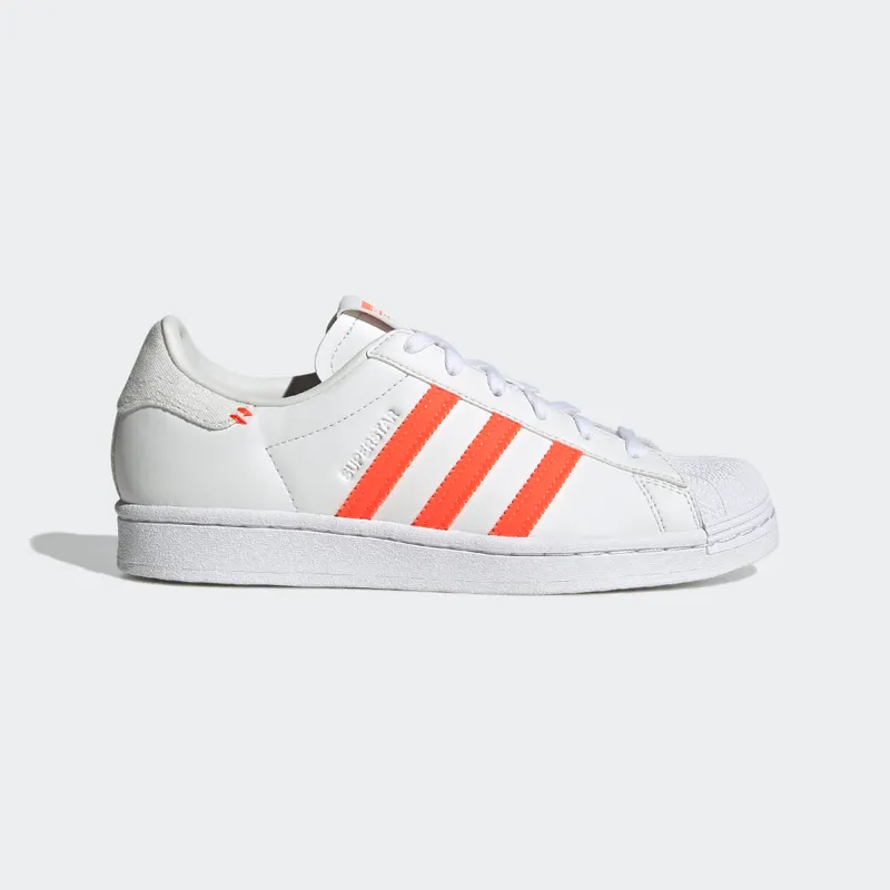 adidas Superstar Crystal White / Solar Red / Grey Two (GZ3451)