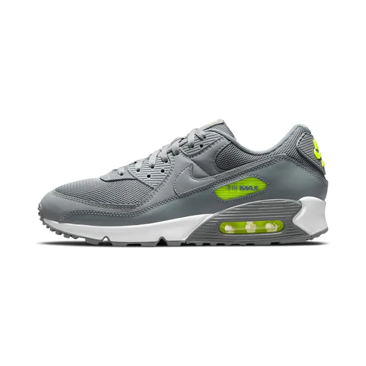 Nike Air Max 90 “Smoke Grey / Volt / White / Reflect Silver” (DJ6881-002)