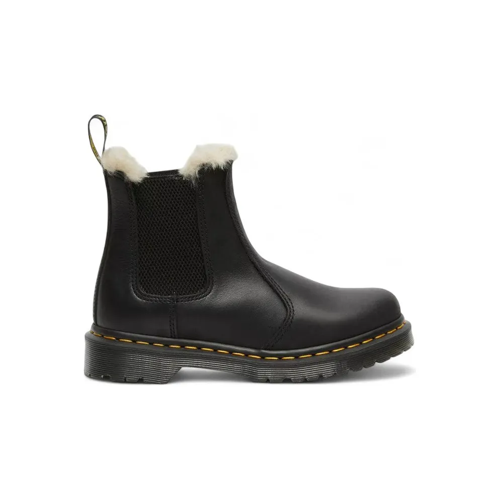 Dr. Martens 2976 Leonore Wyoming Faux Fur Lined Chelsea Boot Black (21045001)