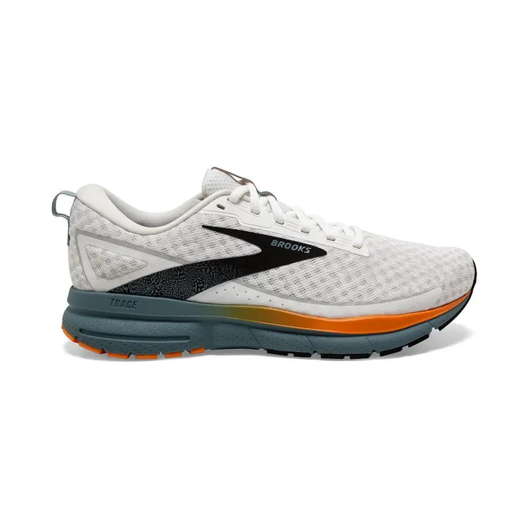 Brooks Trace 3 White Orange Goblin Blue (110412-1D-185)