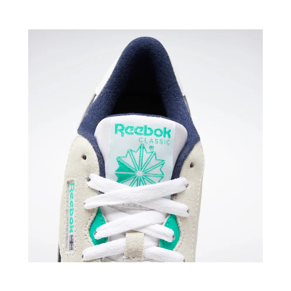 Reebok Classic Nylon Shoes White / Vector Navy / Court Green