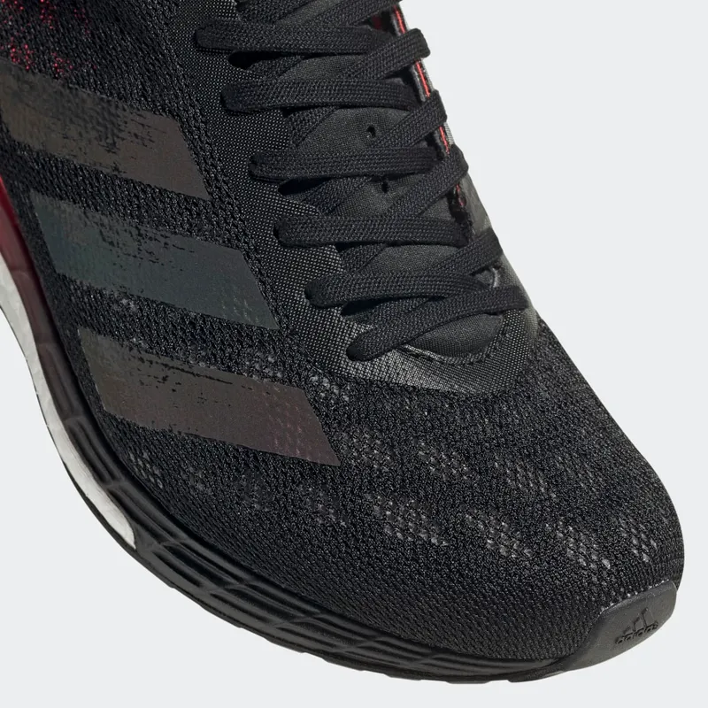 Adidas Adizero Boston 9 ‘Black Signal Pink’ Core Black/Core Black/Signal Pink (EG4656)