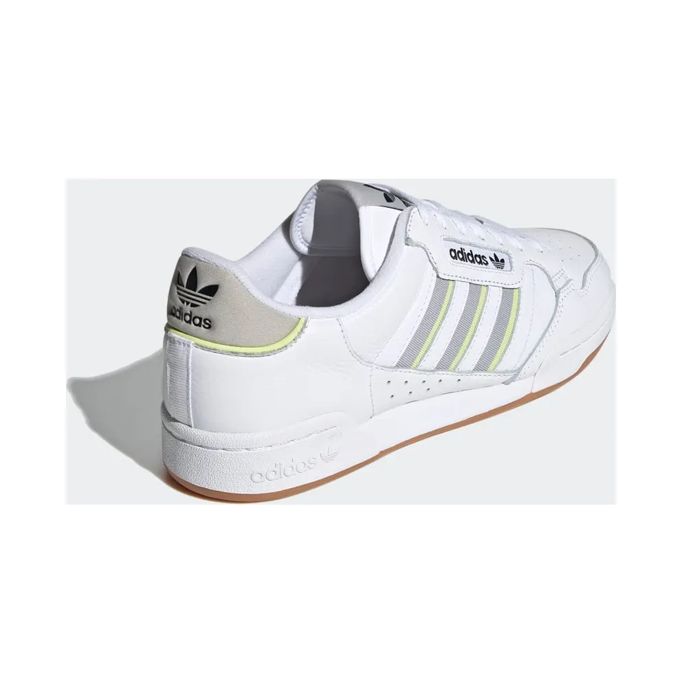 adidas Continental 80 Stripes Cloud White / Grey Two / Semi Frozen Yellow (FX5098)