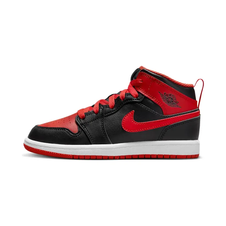 Jordan 1 Mid PS Alternate Bred “Black / White / Fire Red” (DQ8424-060)
