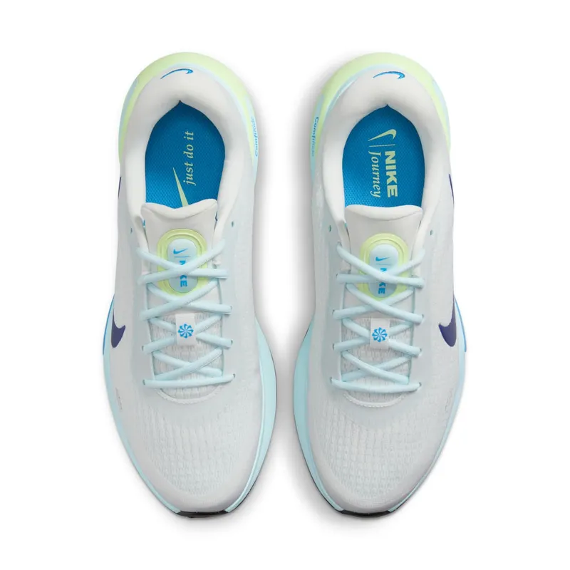 Nike Journey Run Summit White Glacier Blue Barely Volt Deep Royal Blue (FN0228-101)