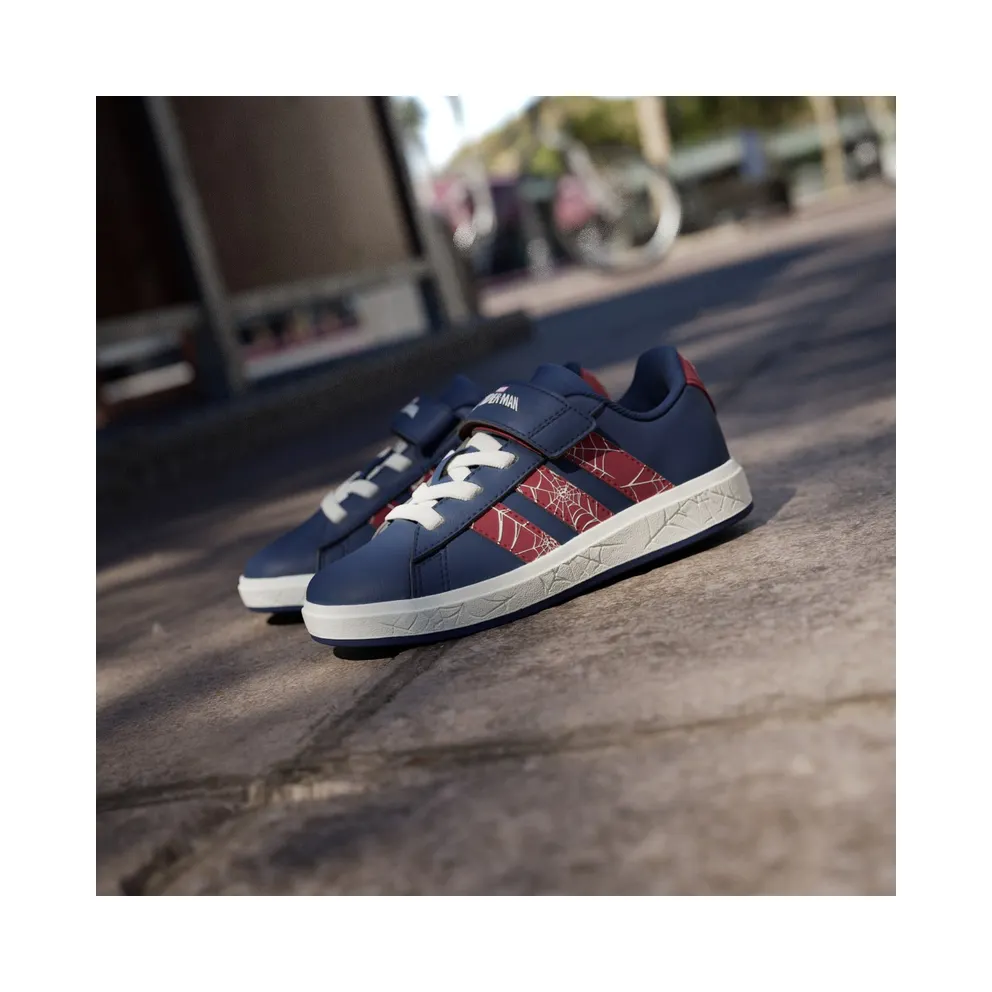 Adidas adidas Marvel Spider-Man Grand Court Dark Blue / Active Maroon / Off White (JS2343)