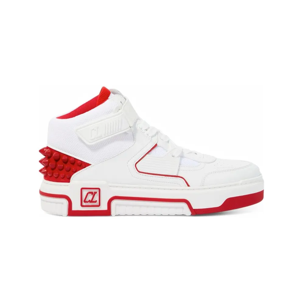 Christian Louboutin Astroloubi Mid Flat White Loubi (1240101 J679)