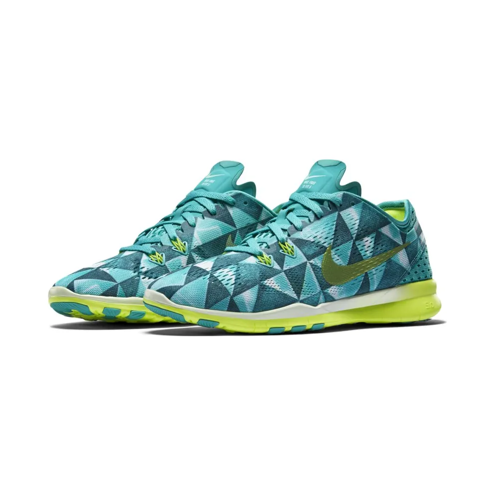 Nike Free 5.0 TR Fit 5 PRT Light Retro/Volt-Artisan Teal-White (W) Light Retro/Volt-Artisan Teal-White (704695-402)