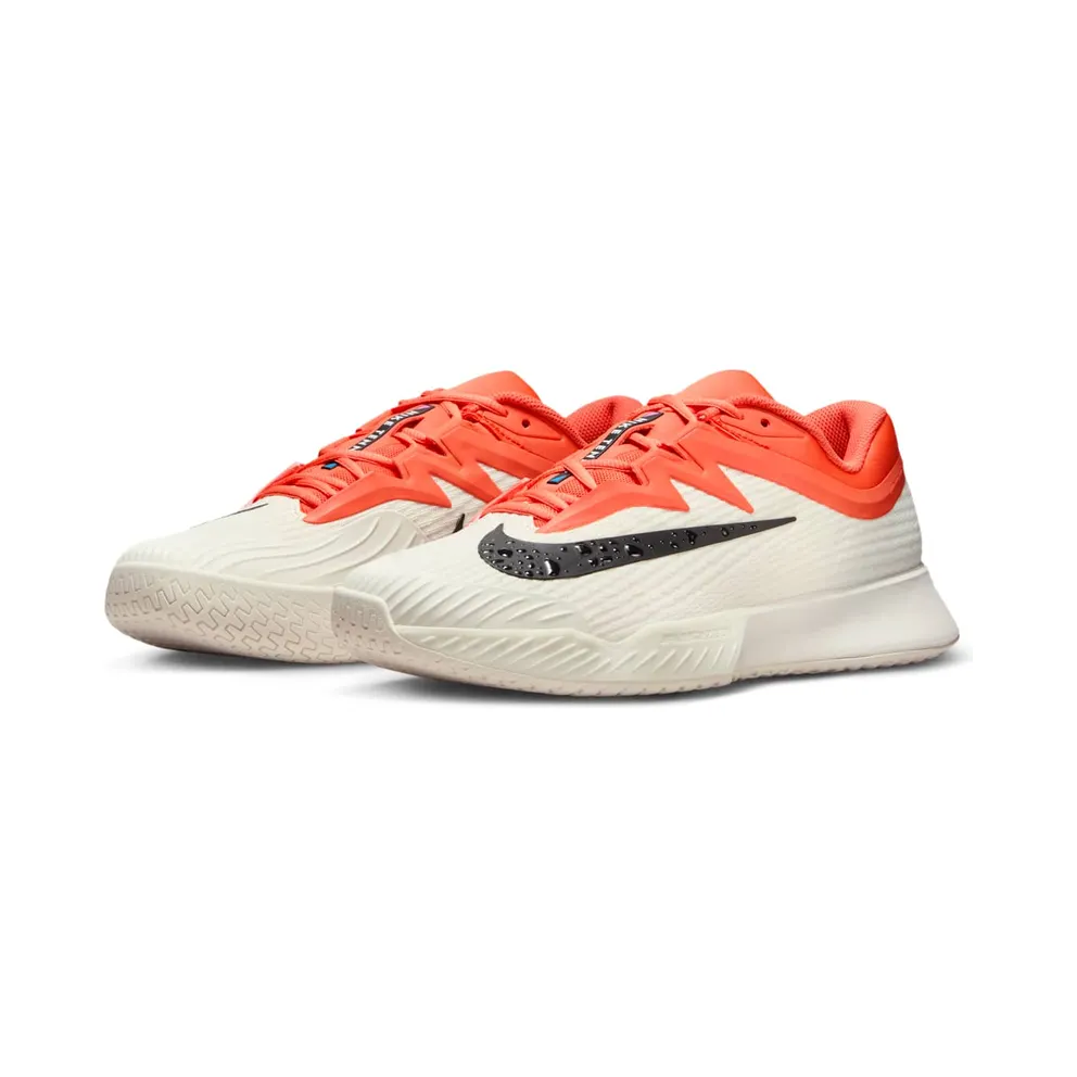 Nike Court Air Zoom Vapor Pro 3 HC “Sail Turf Orange” (IB6558-100)