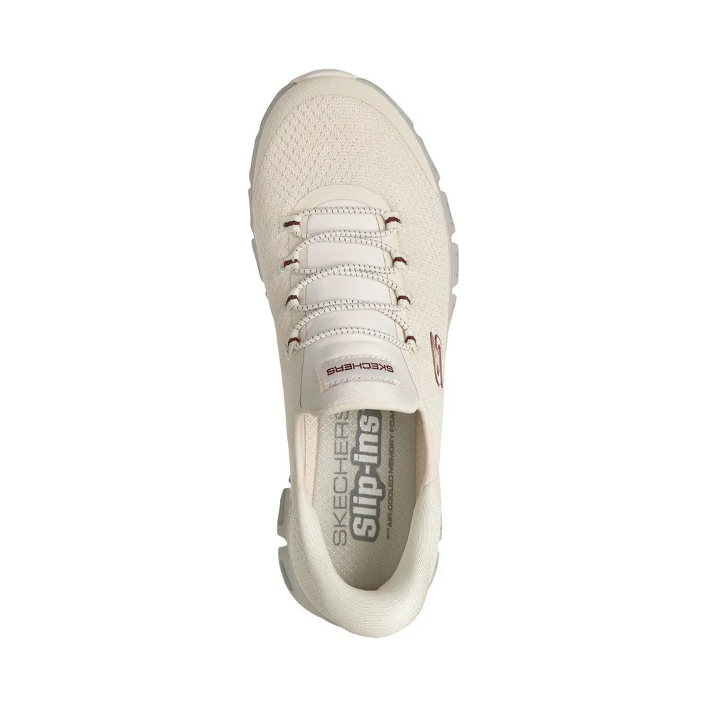 Skechers Slip-Ins: Glide-Step – Vibey – Off-White / Grey (104557 OWGR)