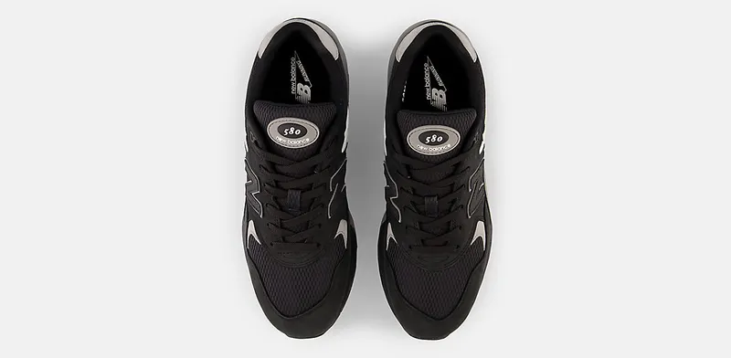 New Balance 580 “Black Shadow Grey Silver Metallic” (MT580MDB)
