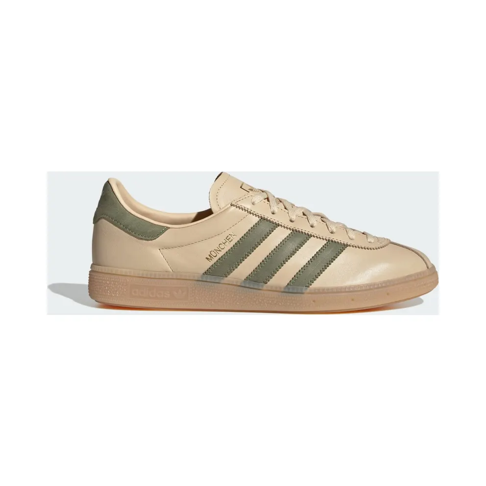 Adidas MUNCHEN Shoes Sand Strata / Tent Green / Gum (LA4522)