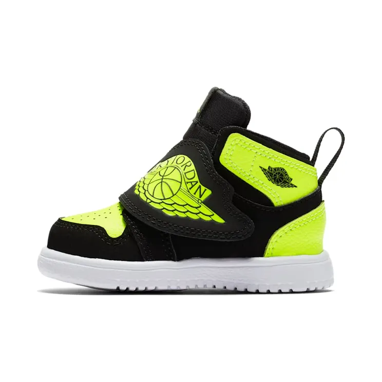 Sky Jordan 1 TD ‘Black Volt’ Black/Volt-White (BQ7196-007)