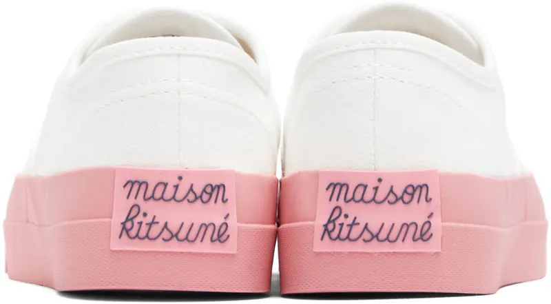 Maison Kitsuné White & Pink Olympia Le-Tan (IU04740WW9000)