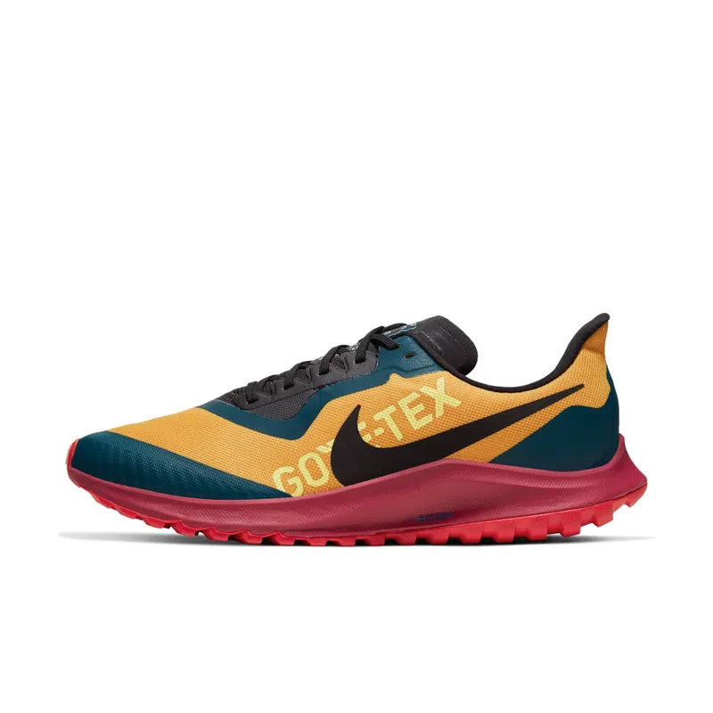 Nike Zoom Pegasus 36 Trail “University Gold / Noble Red / Midnight Turquoise / Black” (CT9137-700)