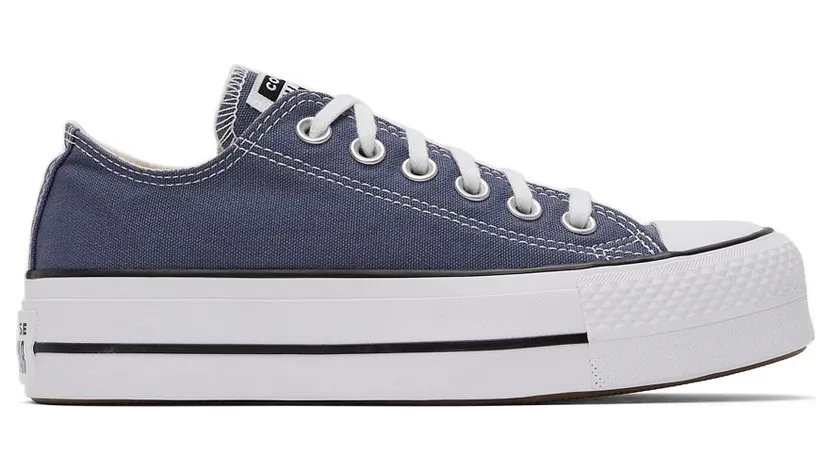 Converse Grey Chuck Taylor All Star Lift Low Sneakers (571405C)