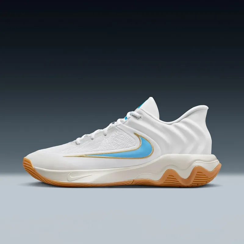 Nike Giannis Immortality 4 White Aquarius Blue (FQ3680-101)