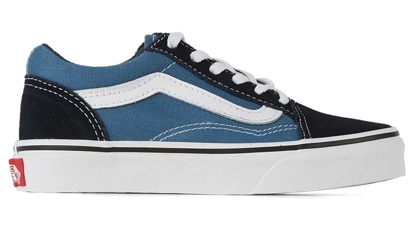 Vans Kids Navy & White Old Skool Sneakers (K VN000W9TNWD)