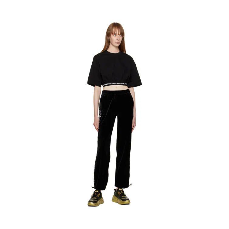 Versace Jeans Couture Black & Gold Speedtrack Sneakers (E73VA3SC2EZP134) (5)