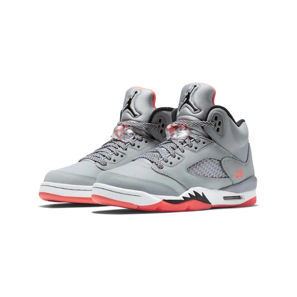 Jordan 5 Retro Hot Lava (GS) Wolf Grey/Black-Hot Lava-White (440892-018)