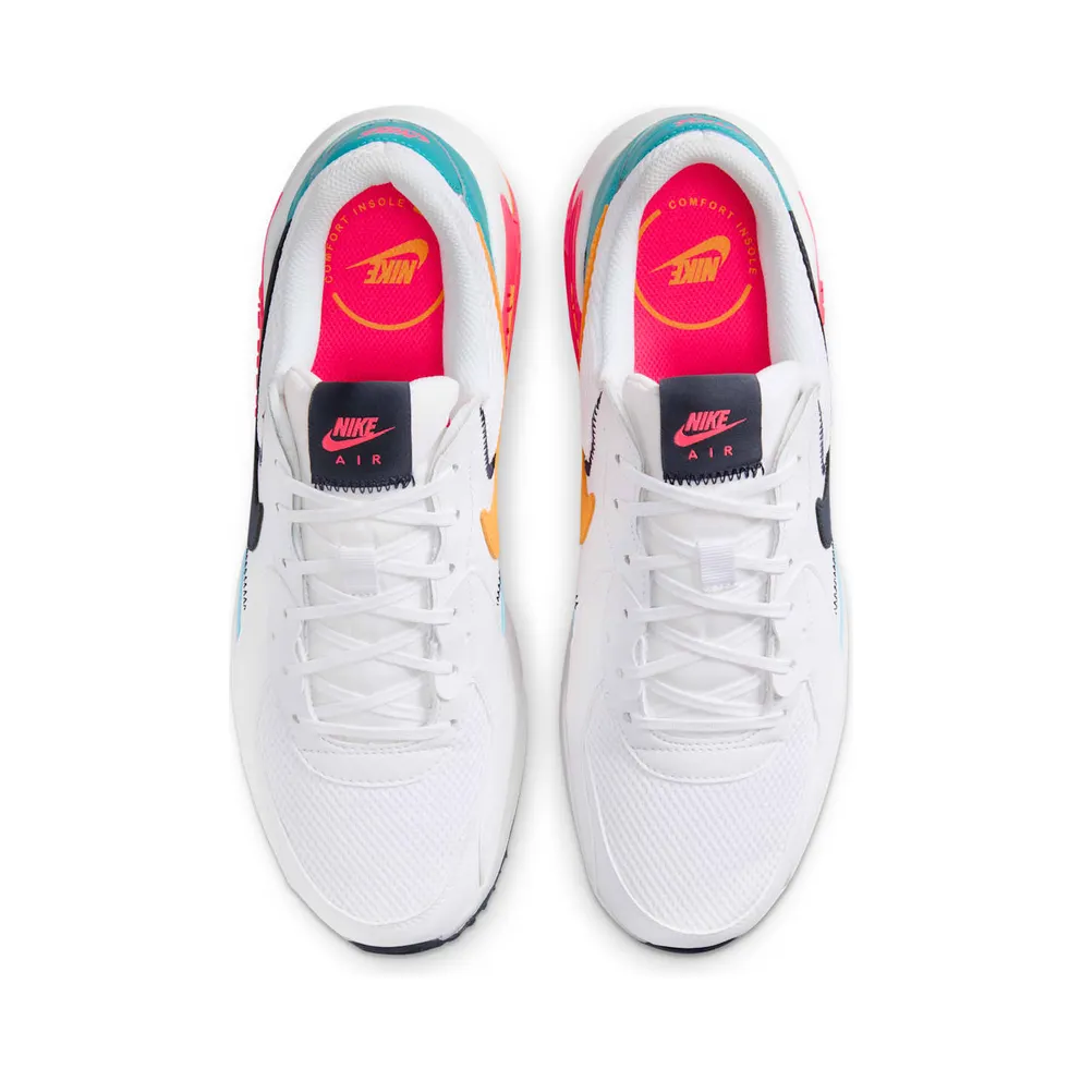 Nike Air Max Excee White Dusty Cactus Laser Orange Thunder Blue (HF4854-100)