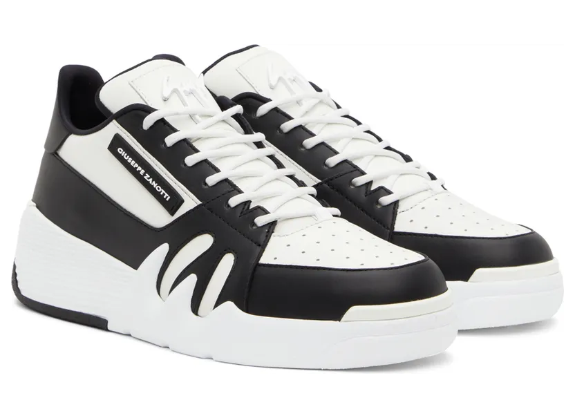 Giuseppe Zanotti Black & White Talon Sneakers (RM10005-89534) (4)