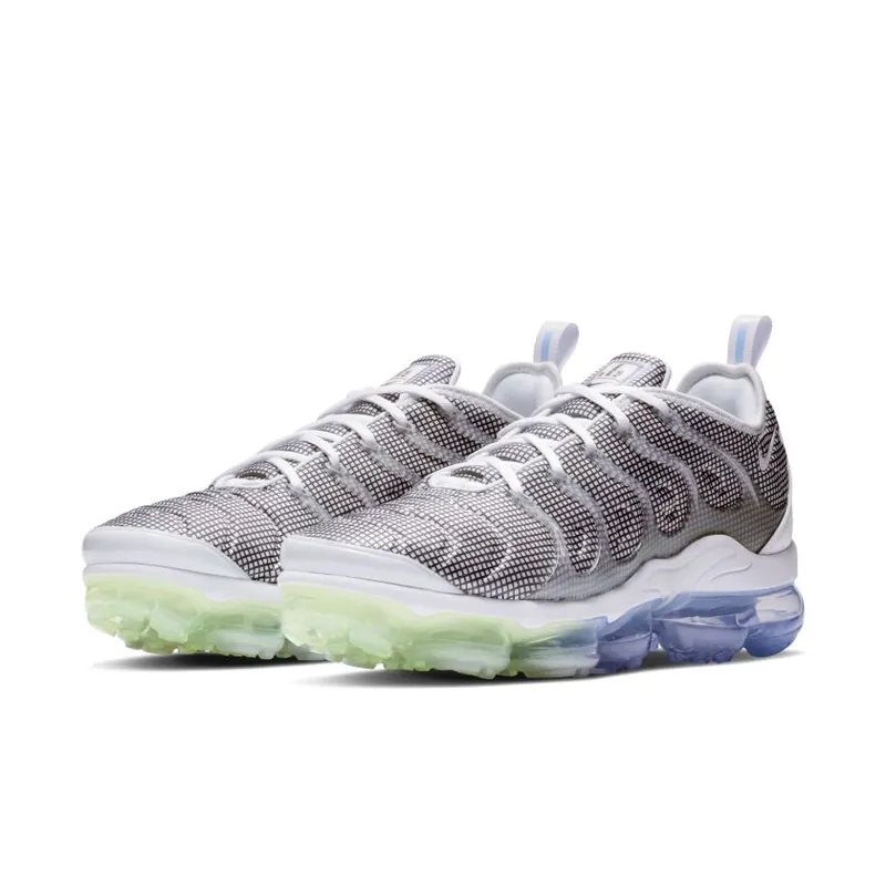 Nike Air VaporMax Plus Grid Print White/Aluminum-Barely Volt-Black (924453-105)