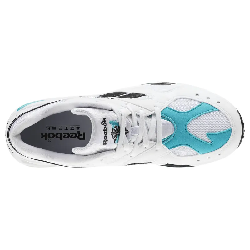 Reebok Aztrek White Solid Teal Black White/Solid Teal-Black (Other Brands Reebok)