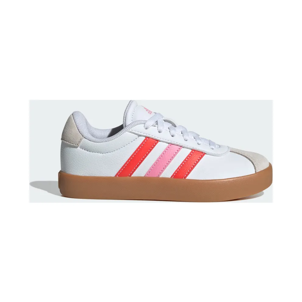 Adidas VL Court 3.0 Kids Cloud White / Bright Red / Bliss Pink (JH8722)