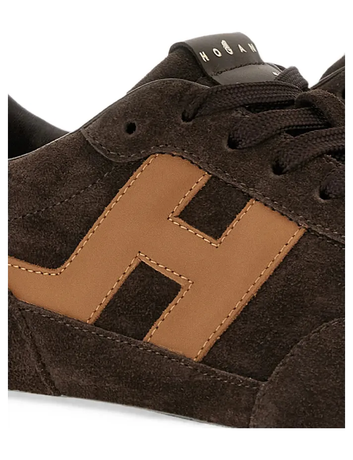 Hogan H699 Logo-patch “Brown/Brown” (HXM6990GA00U HO0FDK) (2)
