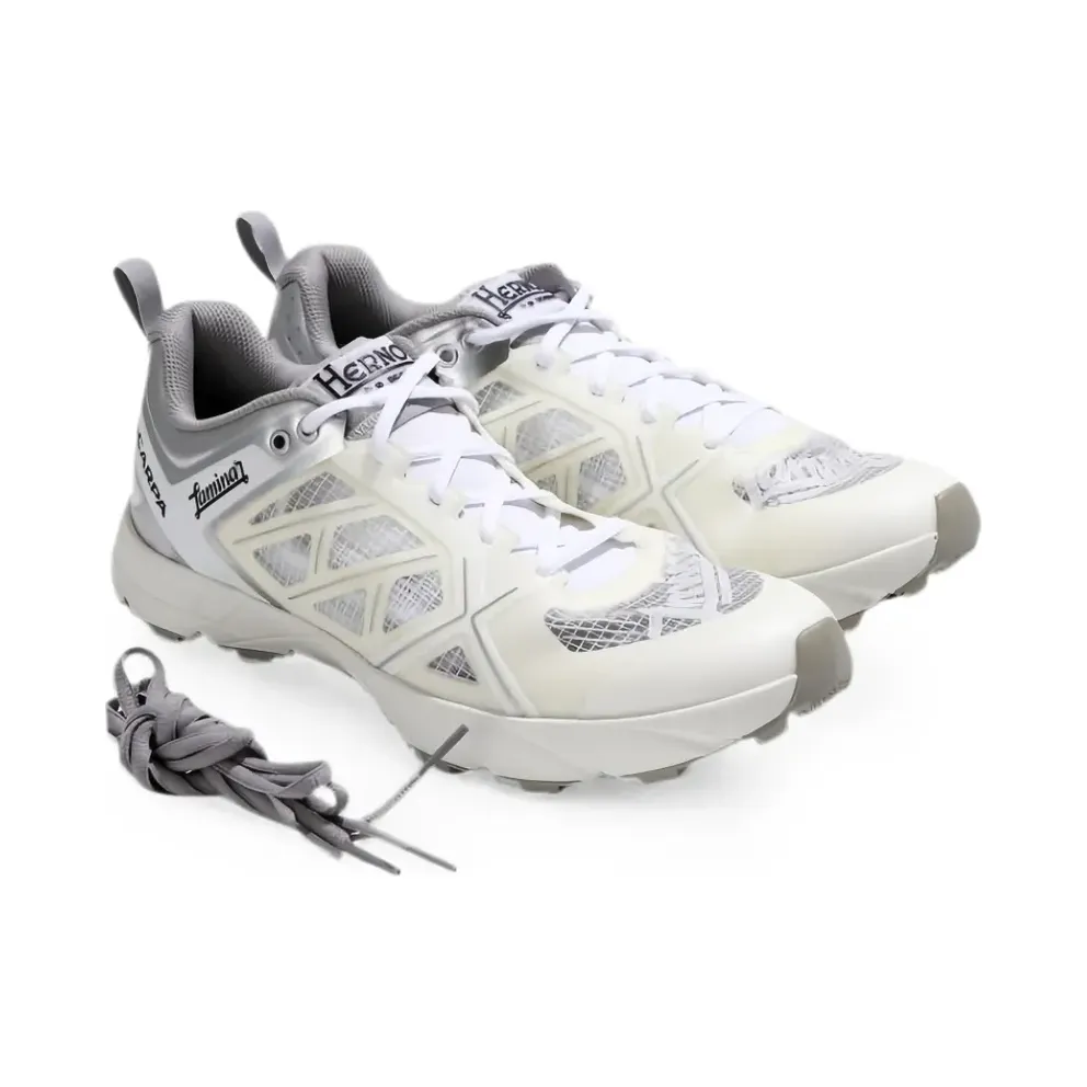 Herno Laminar mit Kontrasteinsätzen – White (SH002DLSHOE11000)