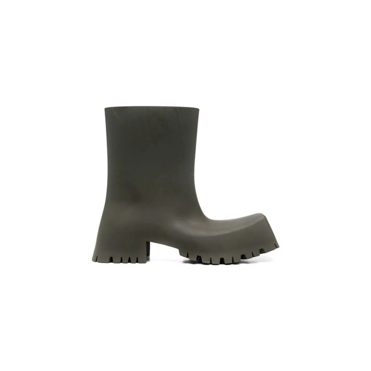 Balenciaga Trooper Rubber Boot Dark Green (679326W0FO83300)