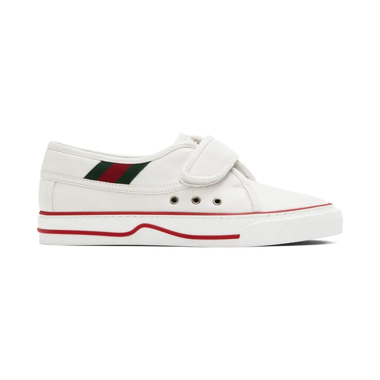 Gucci White ‘Gucci Tennis 1977’ Sneakers (694744 17L10)