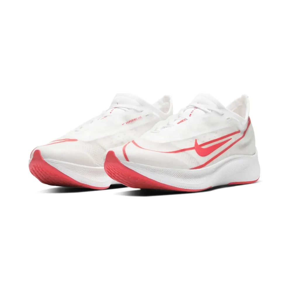 Nike Zoom Fly 3 White (W) White/Metallic Summit White-Laser Crimson (AT8241-101)