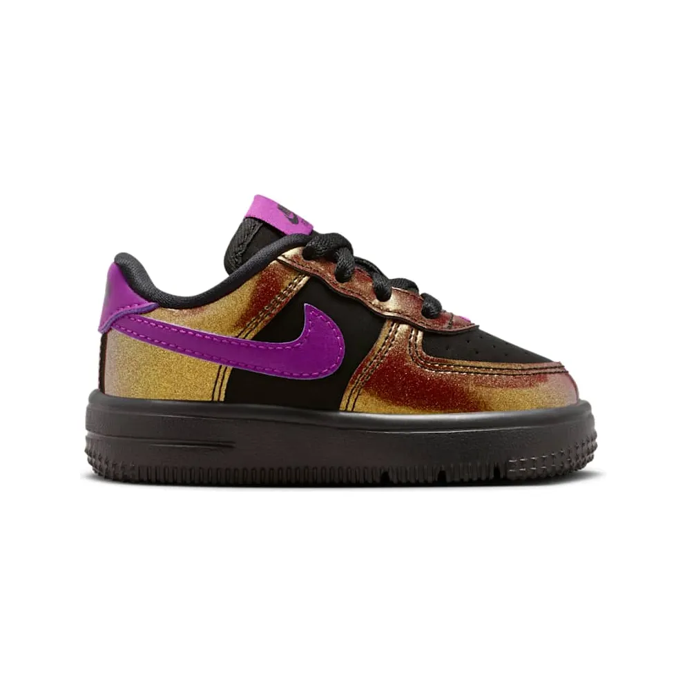 Nike Force 1 Low LV8 4 Glam Rock Black Bold Berry (IQ2739-001)