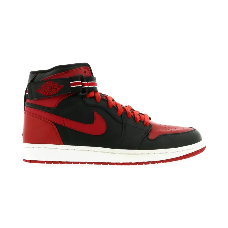 Air Jordan 1 High Strap ‘Bred’ Black/Varsity Red-White (342132-061)
