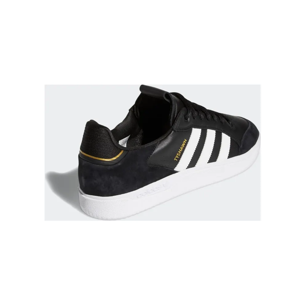 Adidas Tyshawn Low Core Black / Cloud White / Gold Metallic (GW4891)