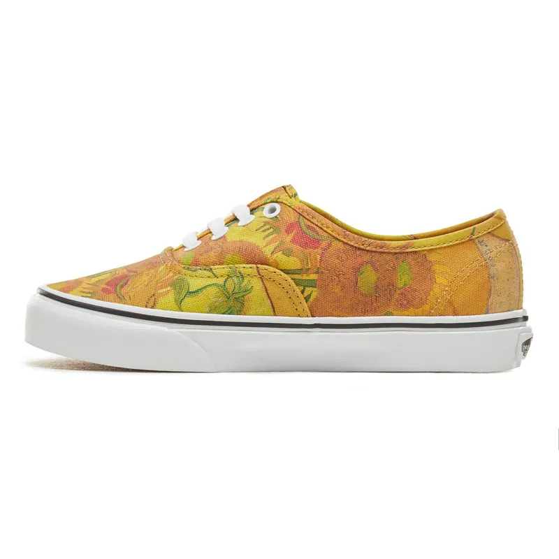 Vans Authentic Van Gogh Sunflowers (W) Sunflowers/True White (VA38EMU3W)