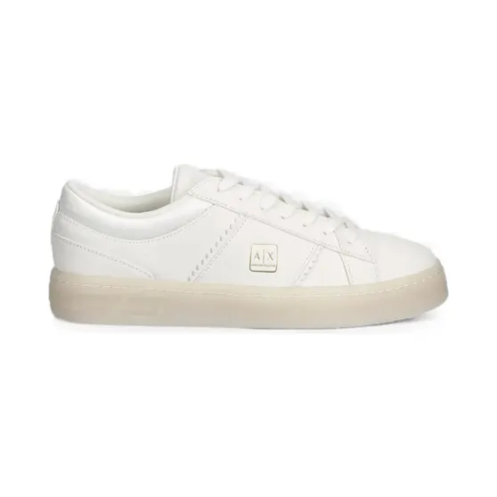 Armani Exchange met logoplakkaat en zigzag-stiksel “White” (XW002782AF25079)