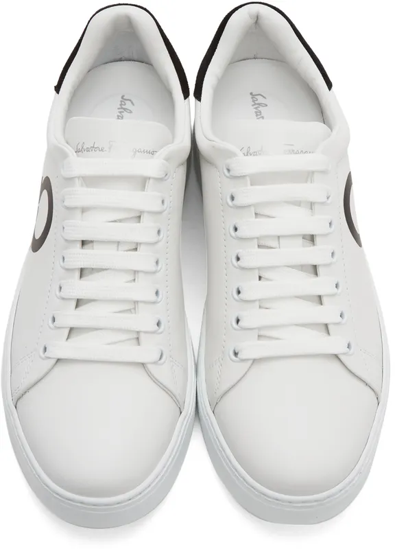 Salvatore Ferragamo White Gancini (747213 20489004)