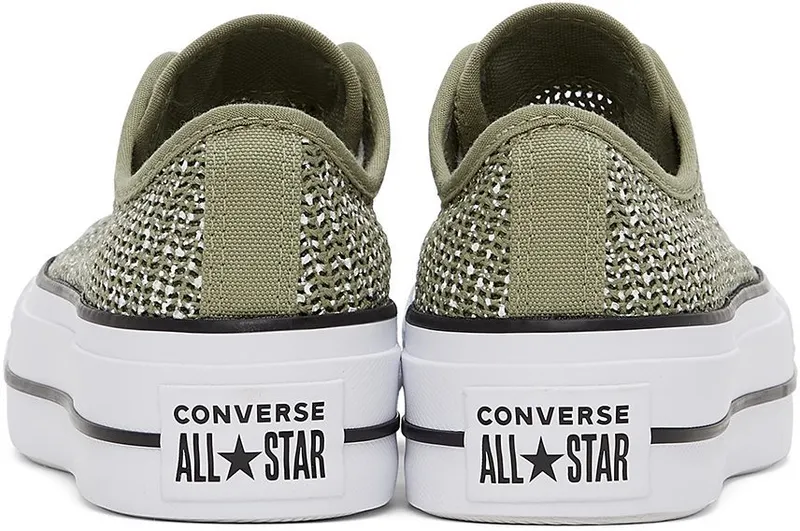 Converse Ademende Platform Chuck Taylor All Star Low Top Light Field Surplus/white (570791C)