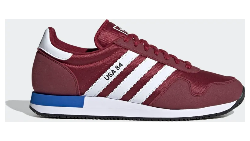 adidas USA 84 Collegiate Burgundy / Footwear White / Blue (FV2051)
