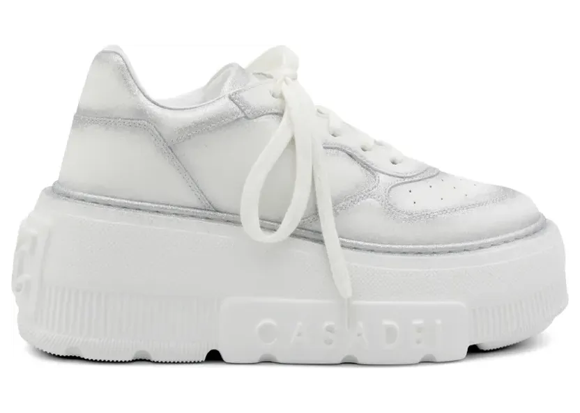 Casadei Sneakers mit Glitter-Optik – Weiß (2X112B0701C2992)