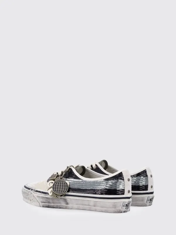 Vans LX Authentic 44 Floral Print Cotton Canvas Black 1 (VN000DB8MCG1)