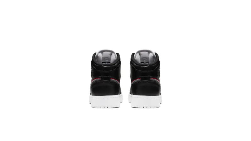 Jordan 1 Mid Maybe I Destroyed The Game (GS) Black/Black-White-Gym Red (BQ6931-016)