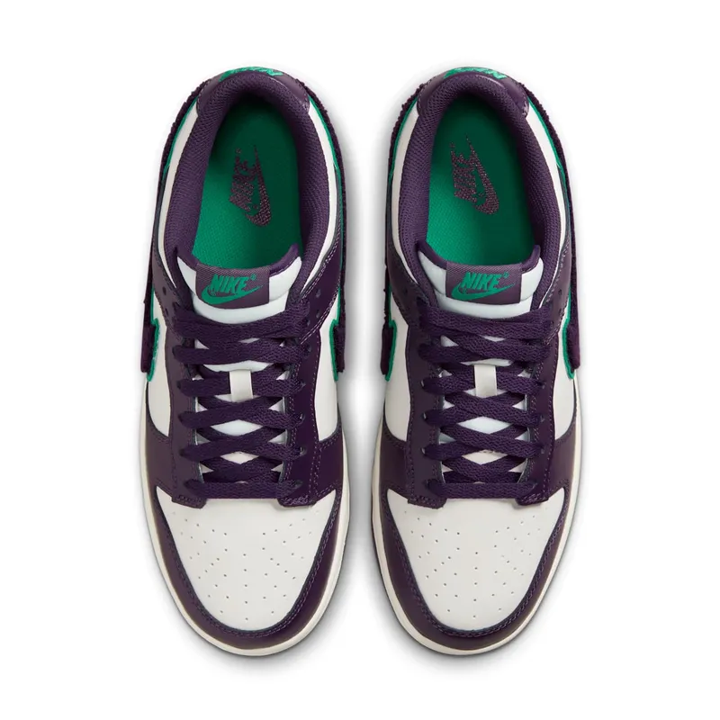 Nike Dunk Low “Chenille Swoosh – Grand Purple” (DQ7683-100)
