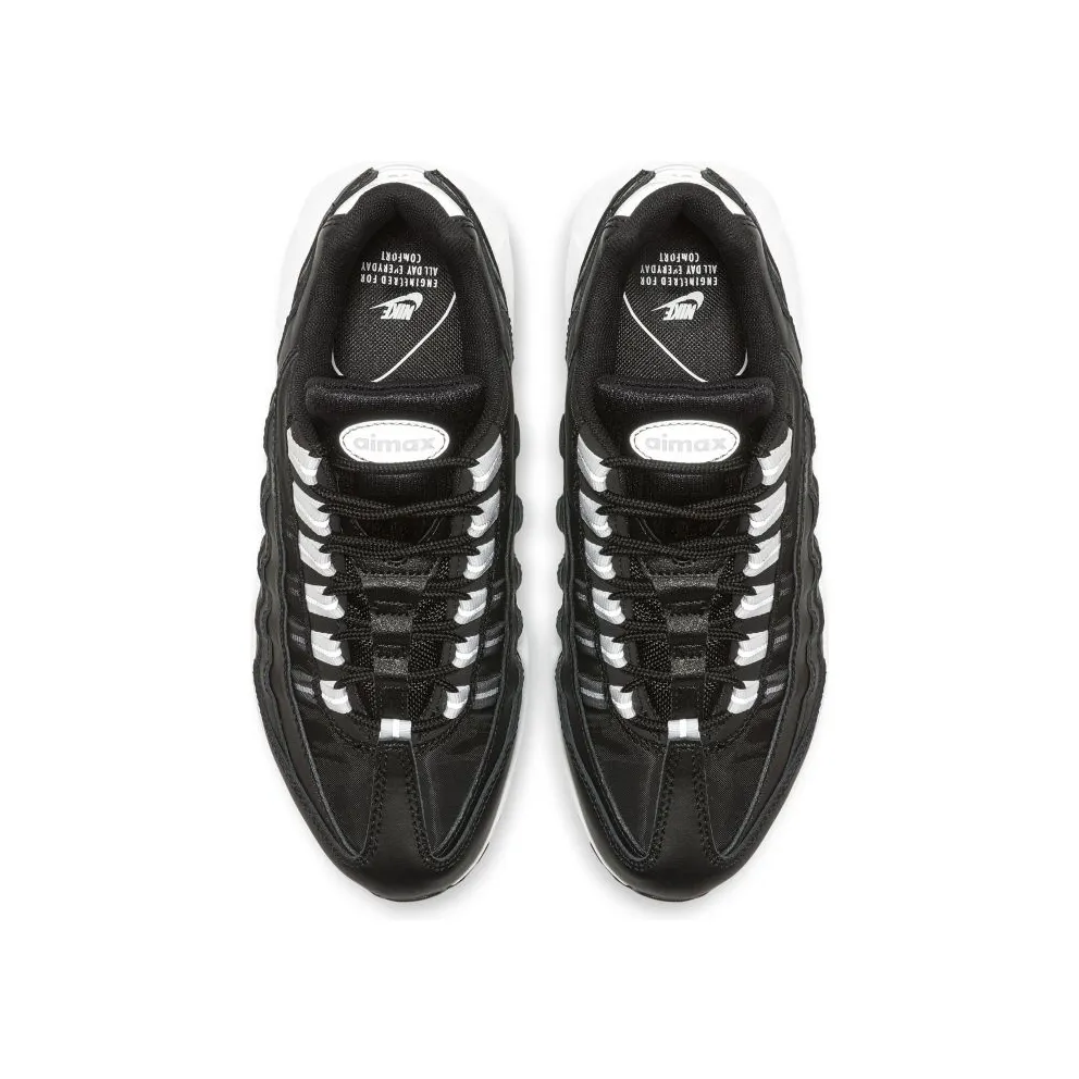 Nike Air Max 95 Black Reflect Silver (W) Black/Reflect Silver-Black-White (307960-020)