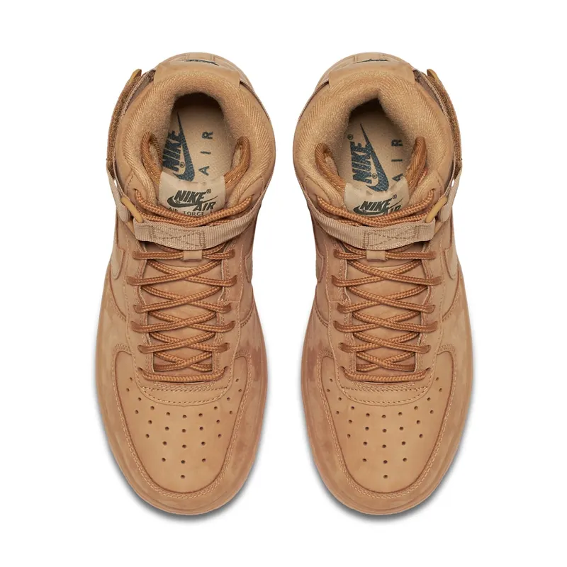 Nike Air Force 1 High Wheat 2016 (W) Flax/Flax-Outdoor Green (654440-200)